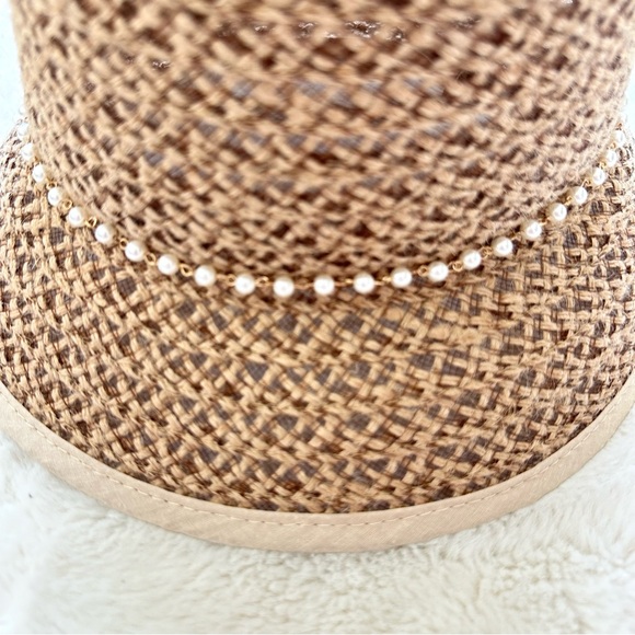 NEW!!! Nordstrom Rack hat with pearls - Picture 2 of 5